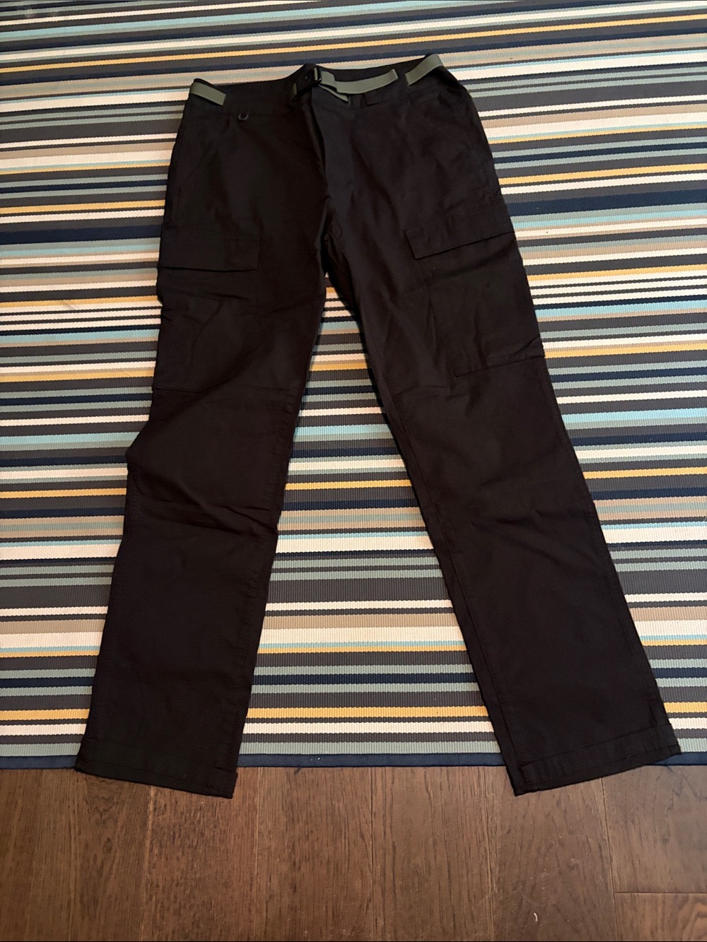 Roark Black Cargo Pants with Utility Pockets